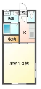 グロリエッタ2【1階】の間取り