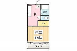 コーポ竹内【1階】の間取り