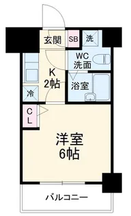 ガラ・シティ武蔵小杉【3階】の間取り