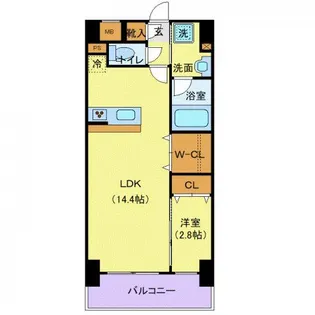 アプローズ【3階】の間取り