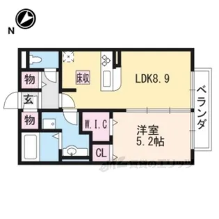レウイシア【2階】の間取り