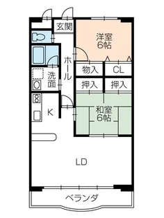 ヴィラウィル【2階】の間取り