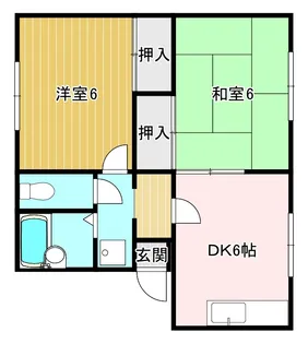 フローラルハイツ3【2階】の間取り
