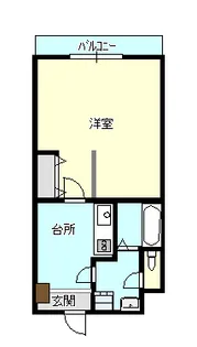 ユゾン平川【2階】の間取り