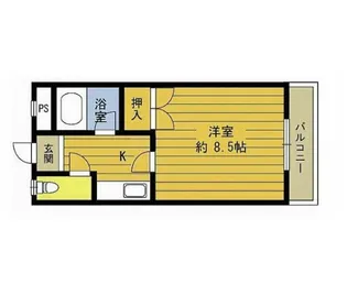 エスペランサ一木【2階】の間取り
