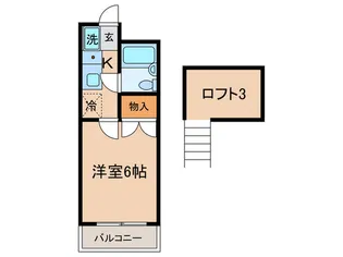 フラット東高円寺【2階】の間取り