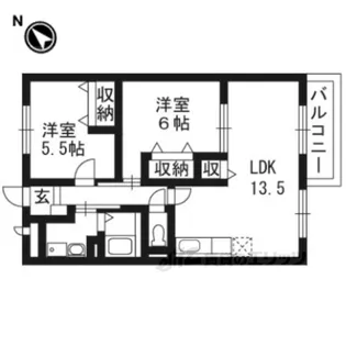 サンシャイン足立【2階】の間取り