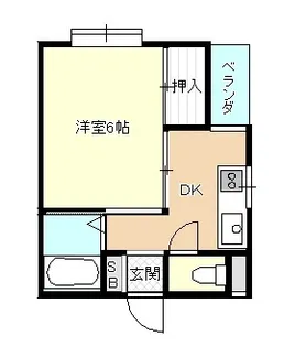 パピヨン坂戸【1階】の間取り