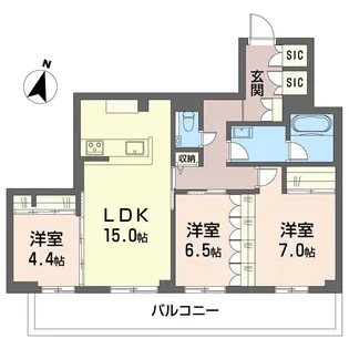 【新築】アルフェリーチェ【SHM】【4階】の間取り