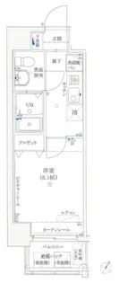リクレイシア八丁畷【11階】の間取り