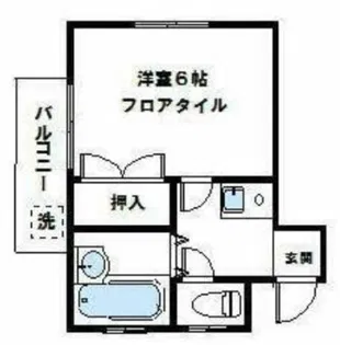 ヒルズ長尾【2階】の間取り
