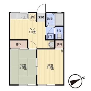 クレオ【1階】の間取り