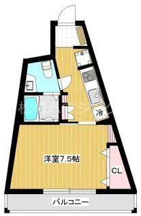 パークフロンティア【4階】の間取り