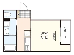 Azur舟入南【2階】の間取り