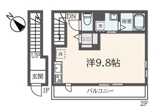 CasaFiorente【2階】の間取り