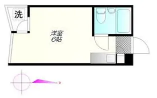 フラット池袋【3階】の間取り