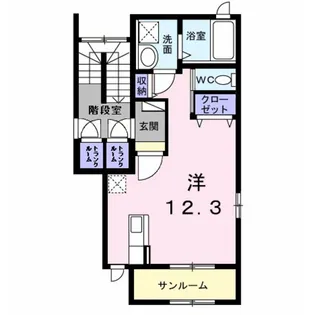 Rorsa K【2階】の間取り