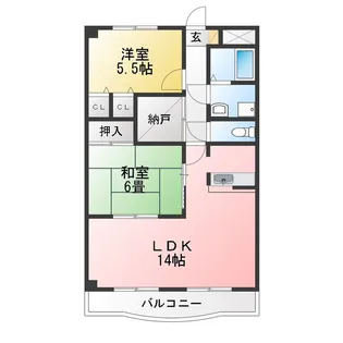 ガーデンシティ三河安城【3階】の間取り