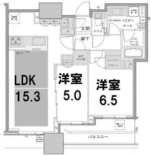 シティタワー大阪本町【39階】の間取り