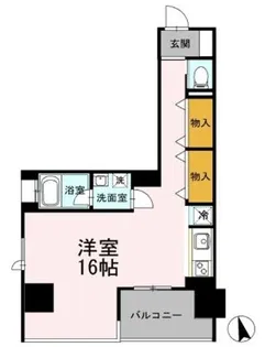 カスタリア伏見【7階】の間取り