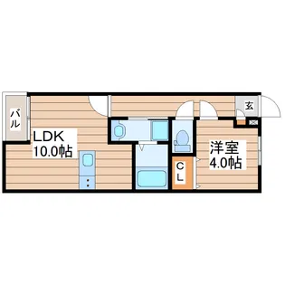La Corte 西多賀【2階】の間取り