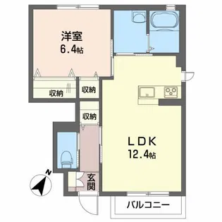 La Maison du Renard【1階】の間取り