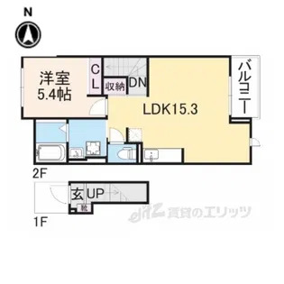 MaryleboneRoad【2階】の間取り