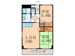 エスポワール【3階】の間取り