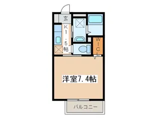 ビューテラス東海【1階】の間取り