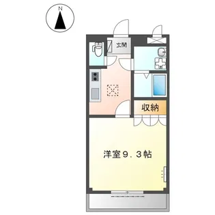 アメニティーハイム ユー【1階】の間取り