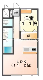 グリーンハイツ【2階】の間取り