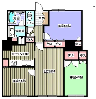 ヴィナシス金町タワーレジデンス【17階】の間取り