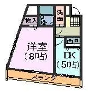 ロイヤルヒルズ丘上【2階】の間取り