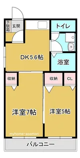 キャセロール青森II【2階】の間取り