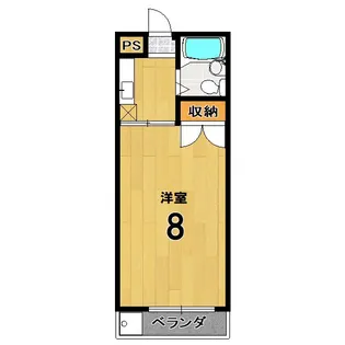 コーポ山名【2階】の間取り