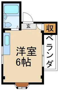 レオハイム星丘【3階】の間取り