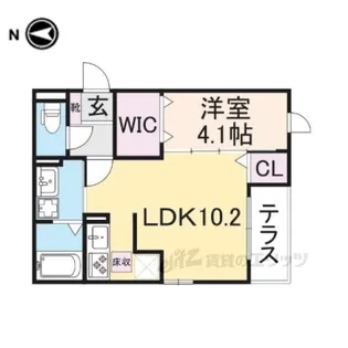シャルムソレイユ【3階】の間取り