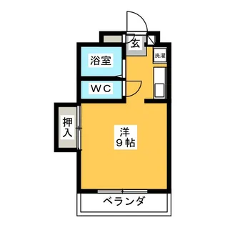 Chez moi三番丁【4階】の間取り