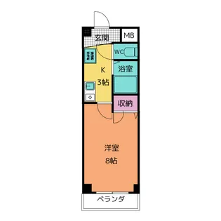 GRACIAS HARA【2階】の間取り