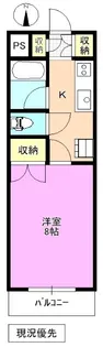 ホワイトハイツ高田【2階】の間取り