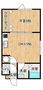 シーマリン【1階】の間取り