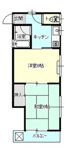 サンヴィレッジ八橋【2階】の間取り