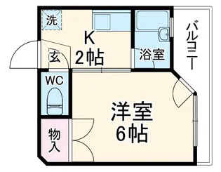 オークスヒヤマ【2階】の間取り