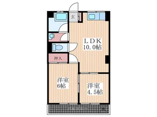 高木第二ビル【4階】の間取り