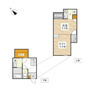 熊本県熊本市東区保田窪3【アパート】の間取り