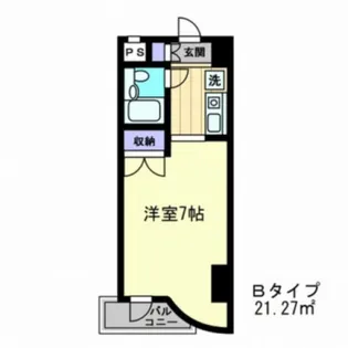 アルファ春日町【6階】の間取り