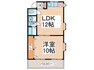 マンション忠岡【4階】の間取り