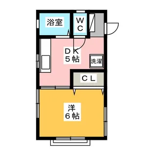 めぐみハイツ【1階】の間取り