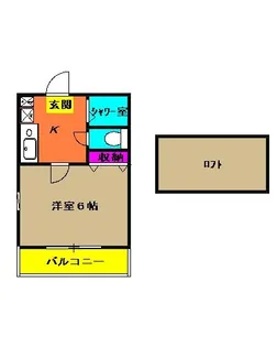 ヴィラセントラル【2階】の間取り
