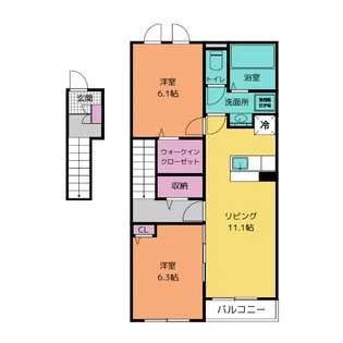 セレーノ カーサ【2階】の間取り